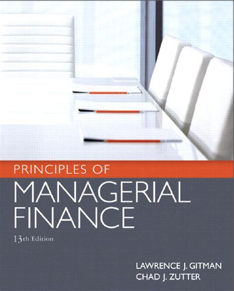 solution manual principles of managerial finance 13th edition lawrence j gitman pdf Epub